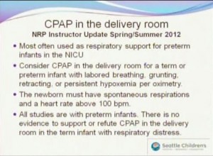 CPAP in Delivery Room