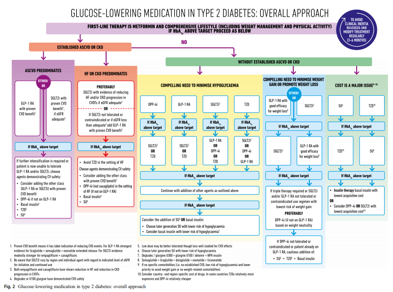 Diabetes Medication Chart 2018